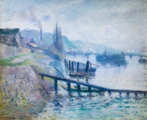 De Sint-Catharinaberg in Rouen door Camille Pissarro