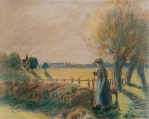De herderin van Eragny, ca. 1890s