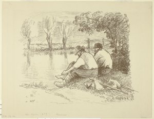 Zwerver door Camille Pissarro