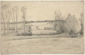 Bomen en Weiden bij Eragny, 1895-1900