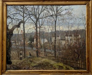 Winterlandschap in Louveciennes