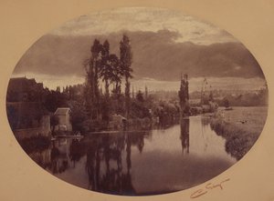 Rivierscène door Camille Silvy