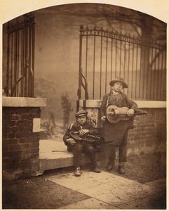 Straatmuzikanten door Camille Silvy
