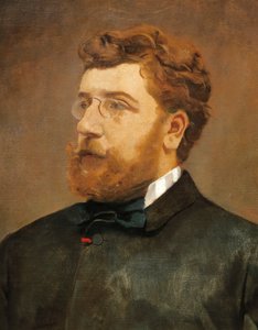 Portret van Georges Bizet door Camillo (1840 1919) Miola