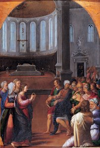 Christus tussen de Doktoren door Camillo Filippi