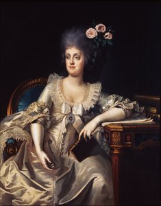 Portret van Maria Carolina van Oostenrijk