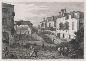 Le Porte Del Dolo, uit de serie Vedute door Canaletto (Giovanni Antonio Canal)