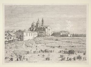 S. Giustina in Prà della Valle, uit de serie Vedute (Gezichten)