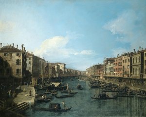 Canaletto - Canal Grande, 1738-42 door Canaletto