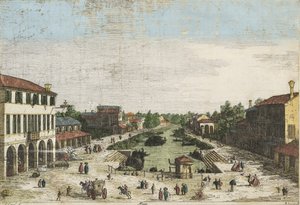 Canaletto Mestre kleurrijk door Canaletto