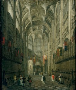 Interieur van de kapel van Henry VII, Westminster Abbey, c1750 door Canaletto
