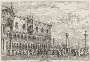 La Piera del Bando door Canaletto