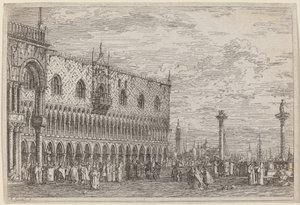 La Piera del Bando door Canaletto