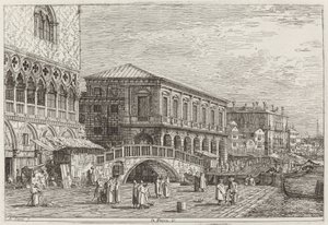 Le Preson. V. [linksonder] door Canaletto