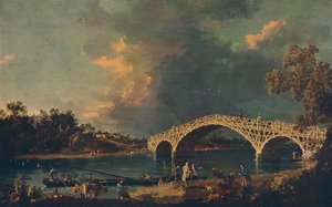 Oude Walton Bridge door Giovanni Antonio Canal