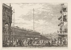 Piazza San Marco door Canaletto