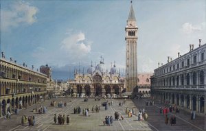 San Marcoplein door Canaletto