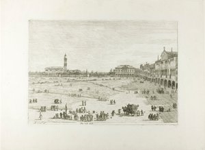 Prà della Valle, uit Vedute door Canaletto