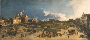 Prà della Valle in Padua door Canaletto