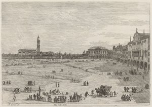 Pra della Valle, ca. 1735-1746 door Canaletto