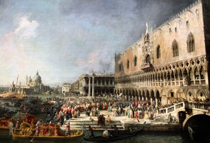 Ontvangst van de Franse ambassadeur in Venetië