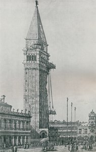 Het repareren van de Campanile, 1746-1756, 1925