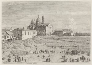 S. Giustina in pra della Vale door Canaletto