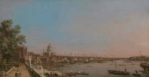 De stad vanaf het terras van Somerset House