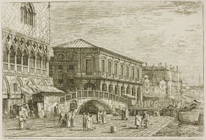 De gevangenis, uit Vedute door Canaletto