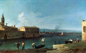 Uitzicht op Venetië, 18e eeuw door Giovanni Antonio Canal