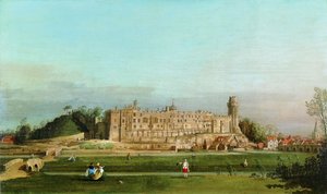 Kasteel Warwick, 1748 door Giovanni Antonio Canal