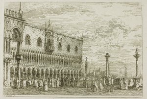 la Piera del Band V, uit Vedute door Canaletto