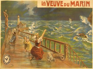 Poster voor de Pathe stomme film 