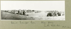 Kameeltransportlijnen, Khan Yunis, oktober 1917