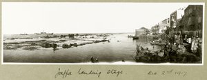 Aanlegsteiger van Jaffa, 2 december 1917 door Capt. Arthur Rhodes