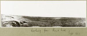Kijkend vanaf Kurd Hill, september 1917 door Capt. Arthur Rhodes