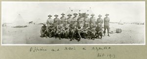 Officieren en onderofficieren in N.Z.M.A.A., oktober 1917