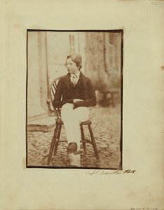 Portret van een jonge jongen door Capt. Henry Craigie Brewster