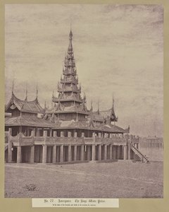Nr. 77. Amerapoora. Het waterpaleis van de koning