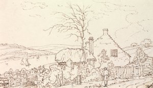 Tussen West Cowes en Newport, 20 februari 1826 door Capt. Thomas Hastings