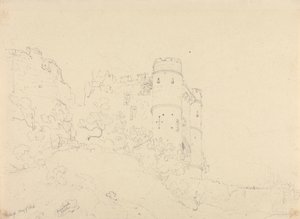 Carisbrooke Castle, 9 mei 1826 door Capt. Thomas Hastings