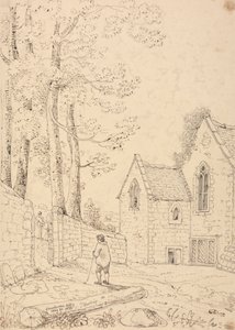 Crewkerne Abbey, 24 mei 1833 door Capt. Thomas Hastings