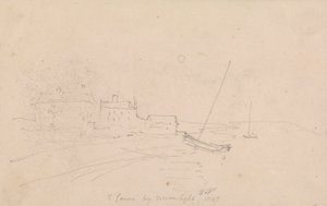 East Cowes bij maanlicht, september 1827 door Capt. Thomas Hastings