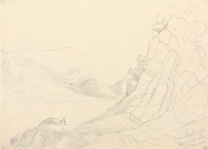 Vanaf Anglers Rock, Ennerdale Lake, 10 mei 1836 door Capt. Thomas Hastings
