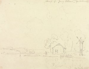 Van Beaulieu River, Hampshire door Capt. Thomas Hastings