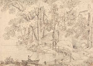 In Ugbrooke Park, mei 1833 door Capt. Thomas Hastings
