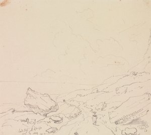 Aardverschuiving, Isle of Wight, 13 augustus 1829