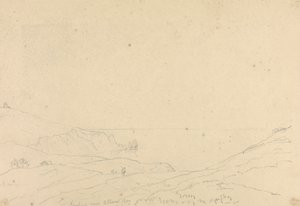 Uitzicht over Alum Bay door Capt. Thomas Hastings