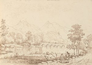 Lown Bridge leidend naar de Gap of Dunloe door Capt. Thomas Hastings