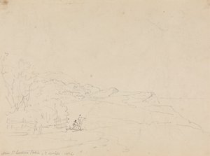 Bij Saint Lawrence Station, Isle of Wight door Capt. Thomas Hastings
